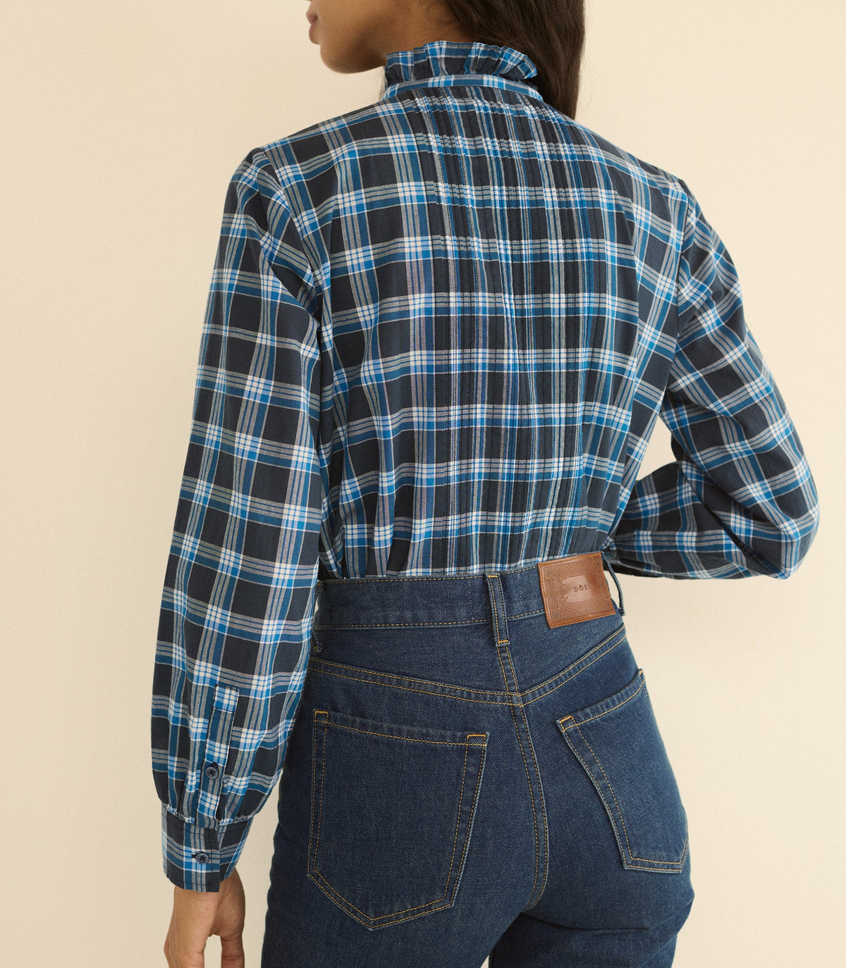 Barrett Top in Valmont Plaid, view 4