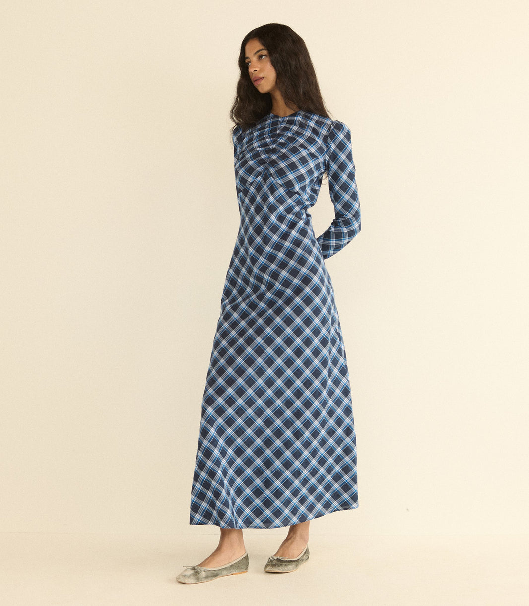 Begonia Dress in Valmont Plaid