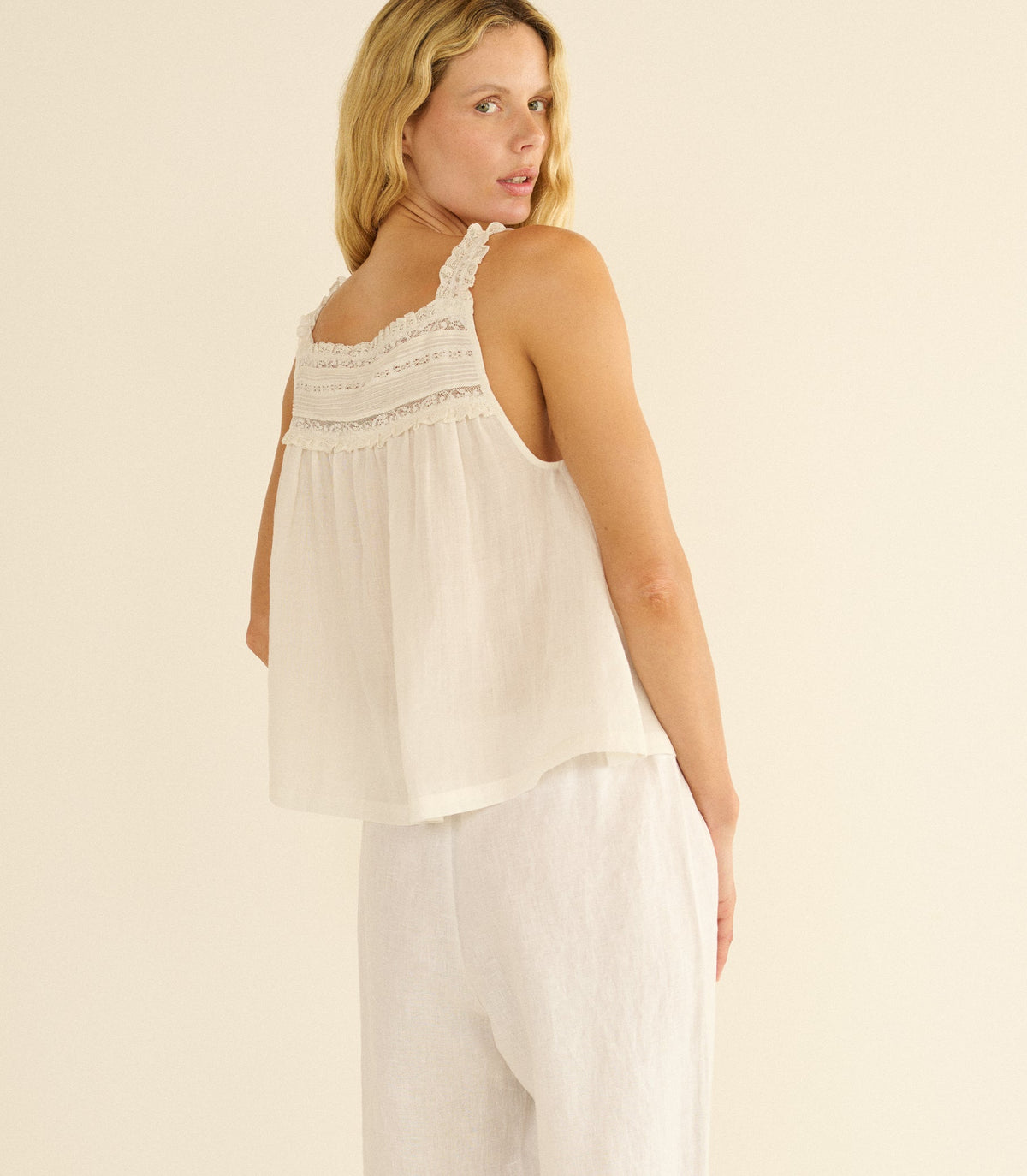 Benita Top in Salt, view 3