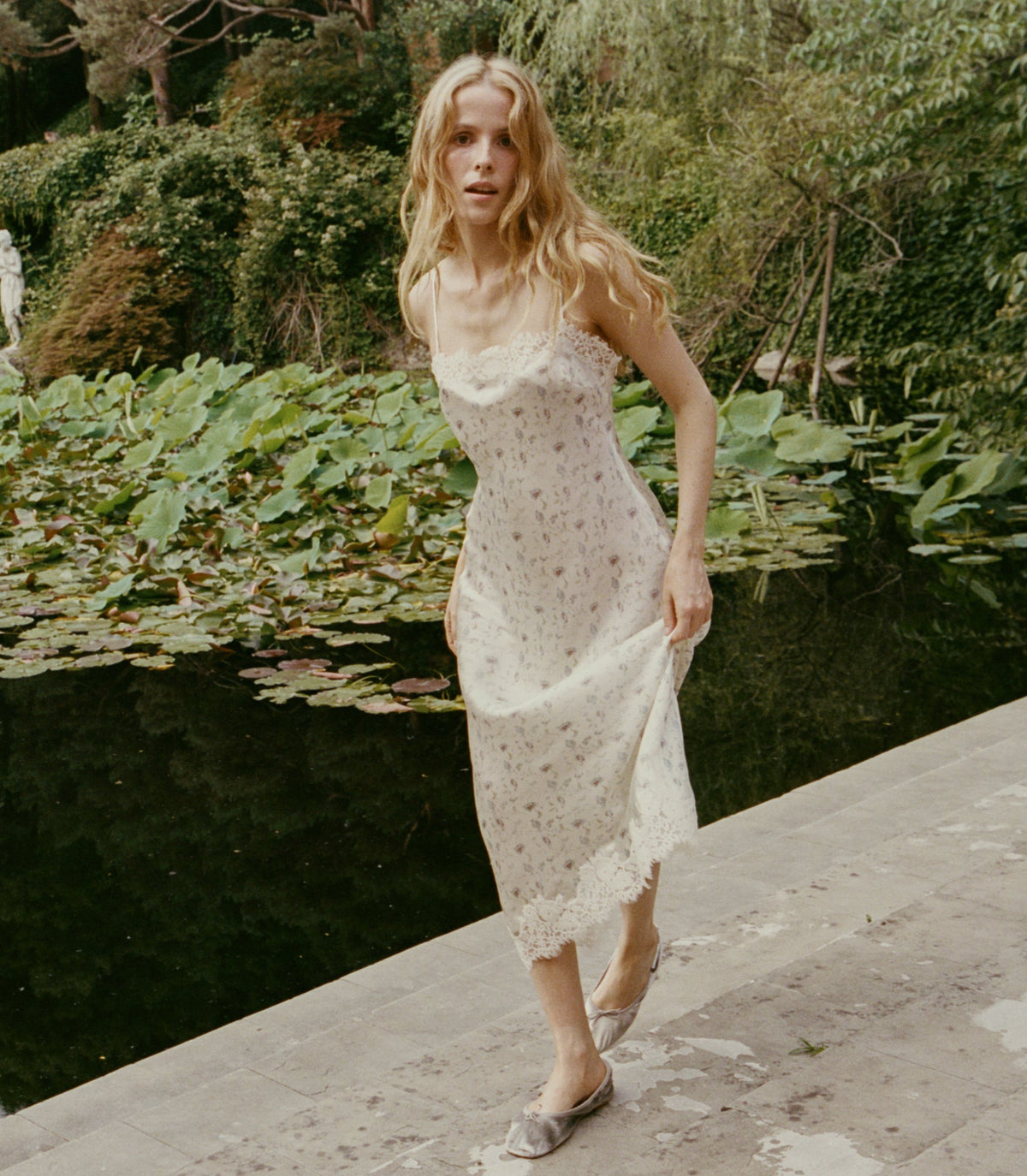 Bethilde Dress in Camellia Bloom, view 6