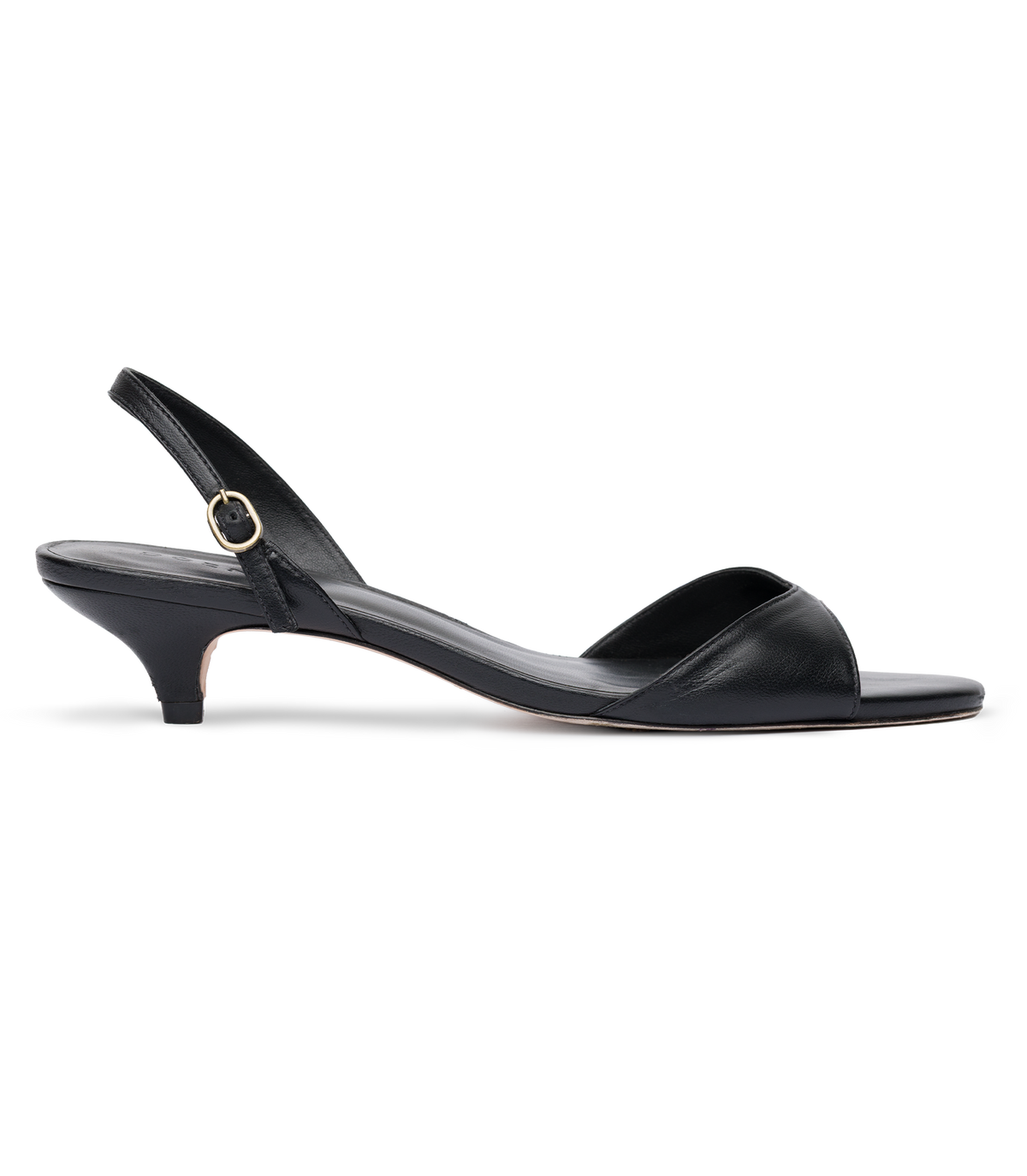 Bette Slingback in Black Nappa, view 5