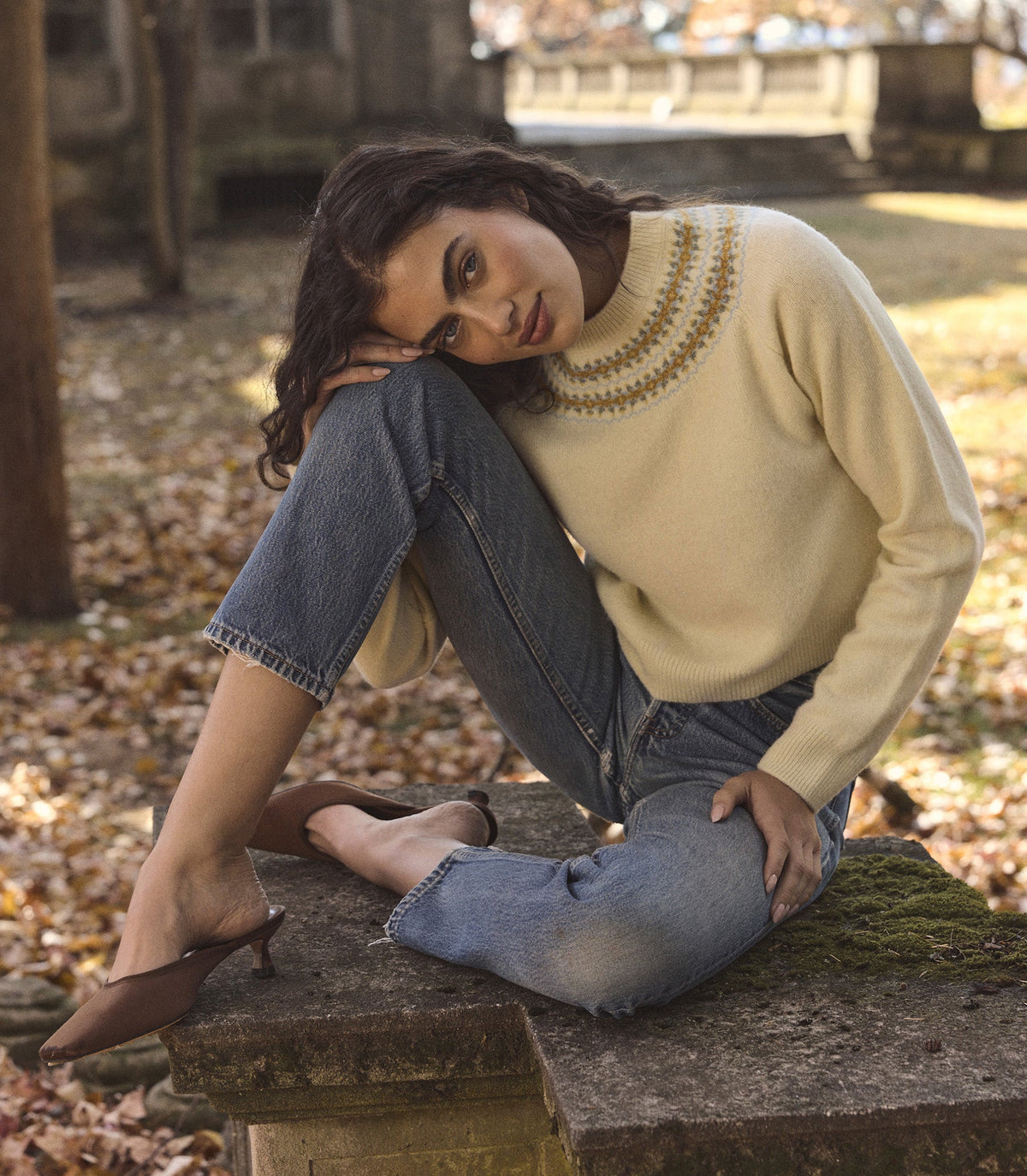 Boniface Sweater in Gateau Annecy Fair Isle, view 2