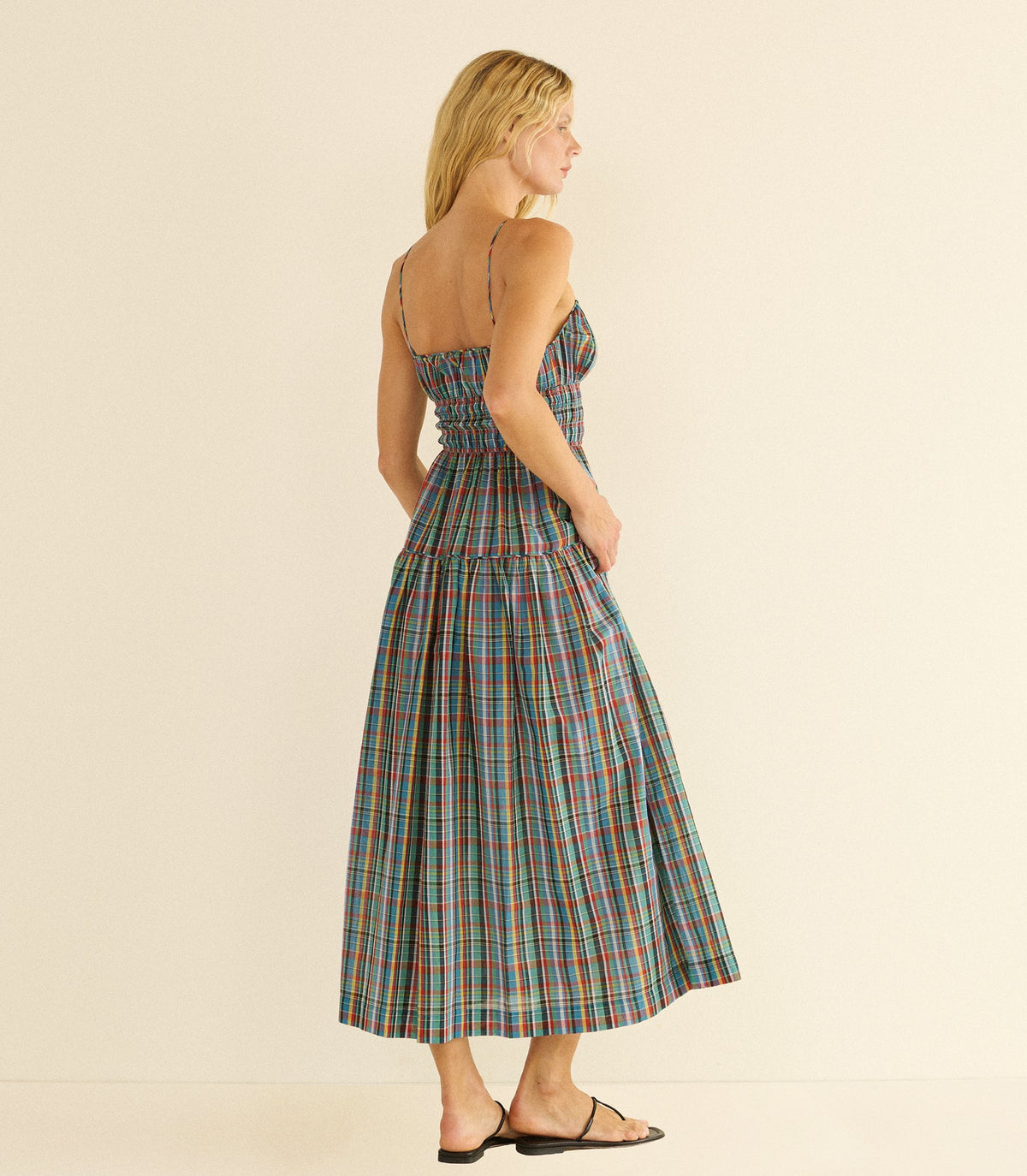 Brielle Dress in Alderbrook Plaid, view 4