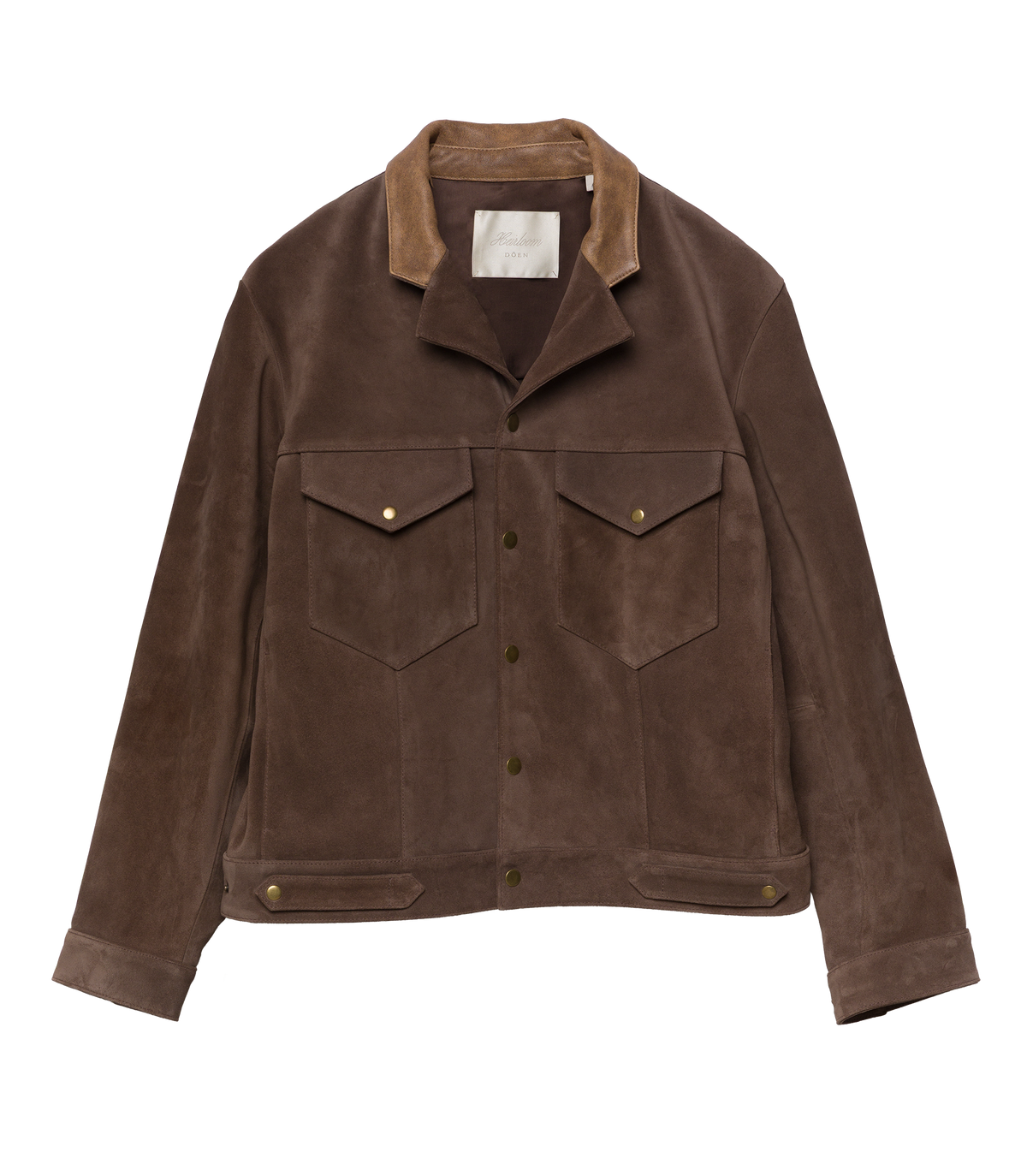 Carson Suede Jacket in Sable, view 10