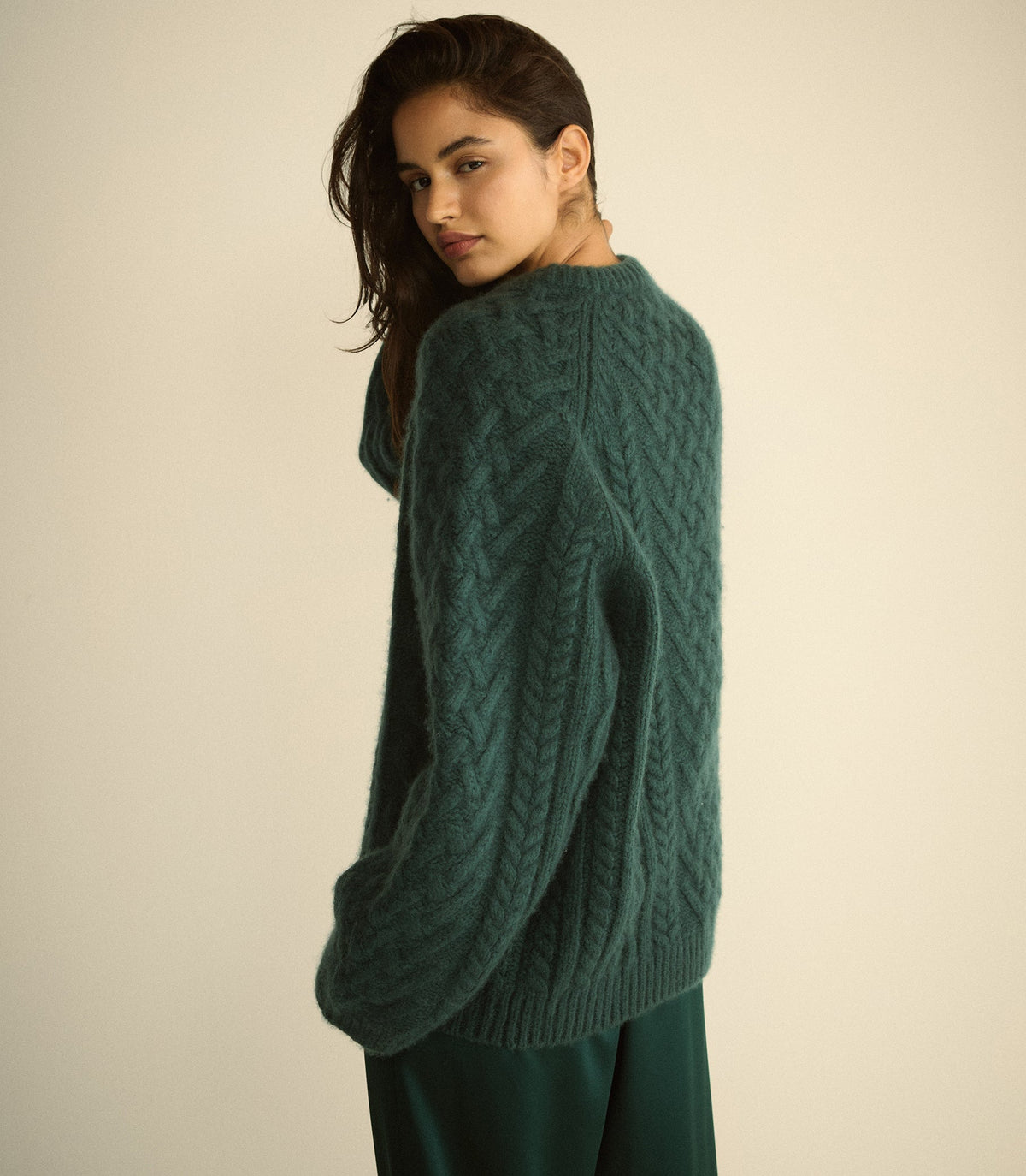 Clarendon Sweater in Sea Cliff, view 5