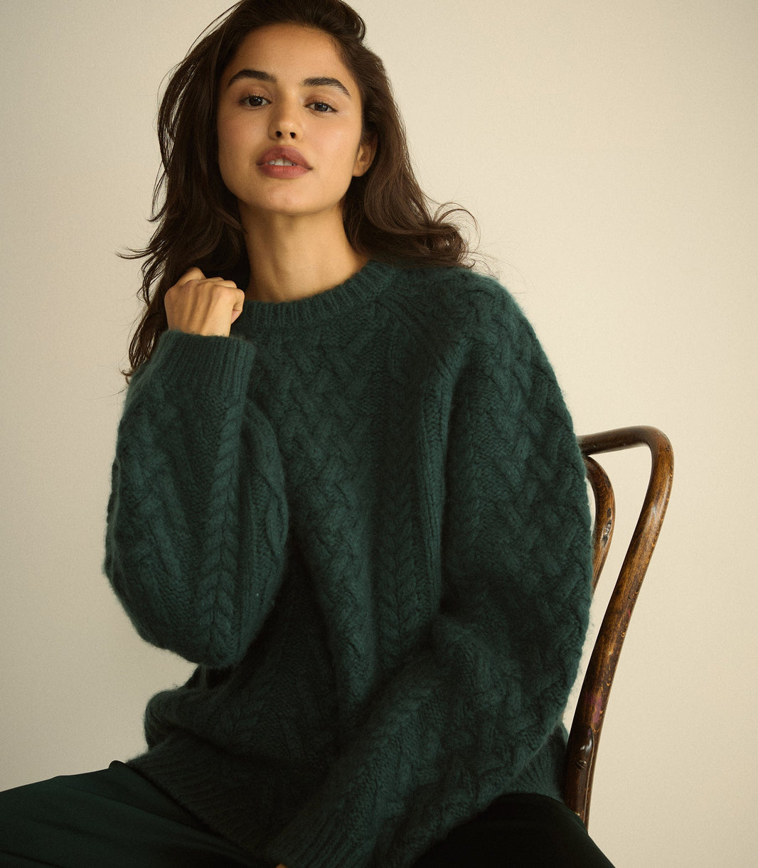 Clarendon Sweater in Sea Cliff