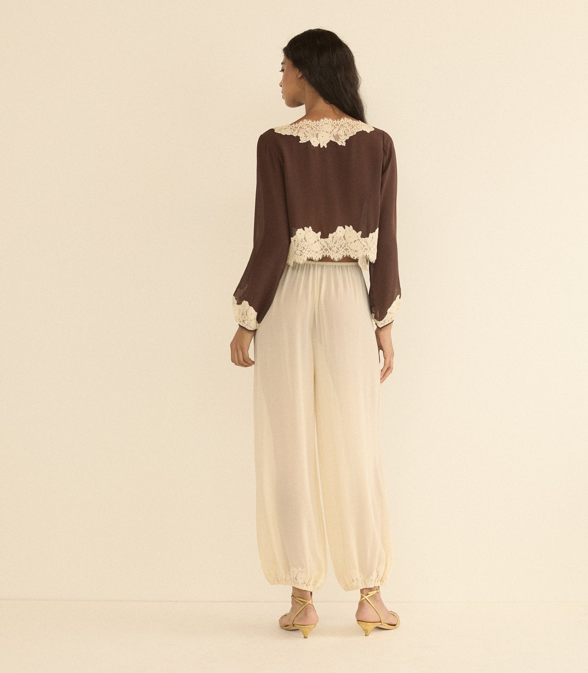 Clarimonde Top in Chicory Bark, view 6