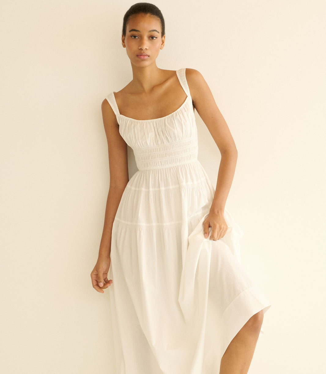 Clover Dress in Salt