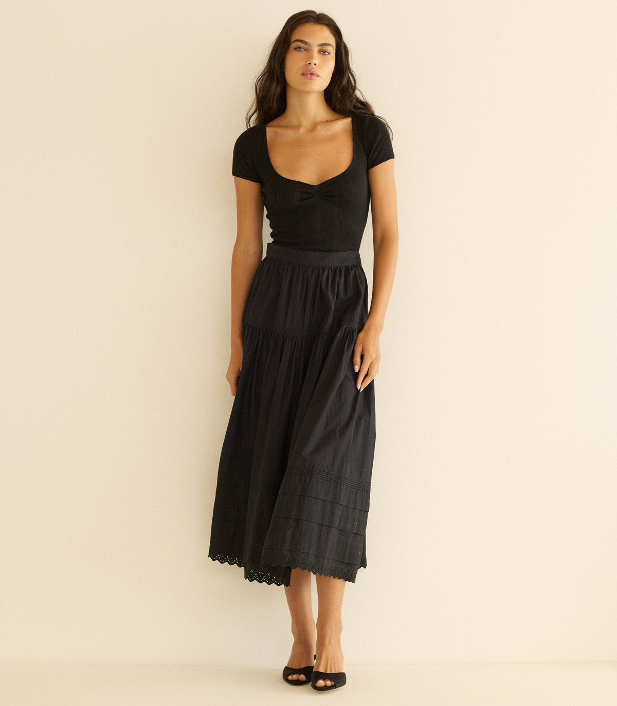 Coleta Bodysuit in Black, view 3