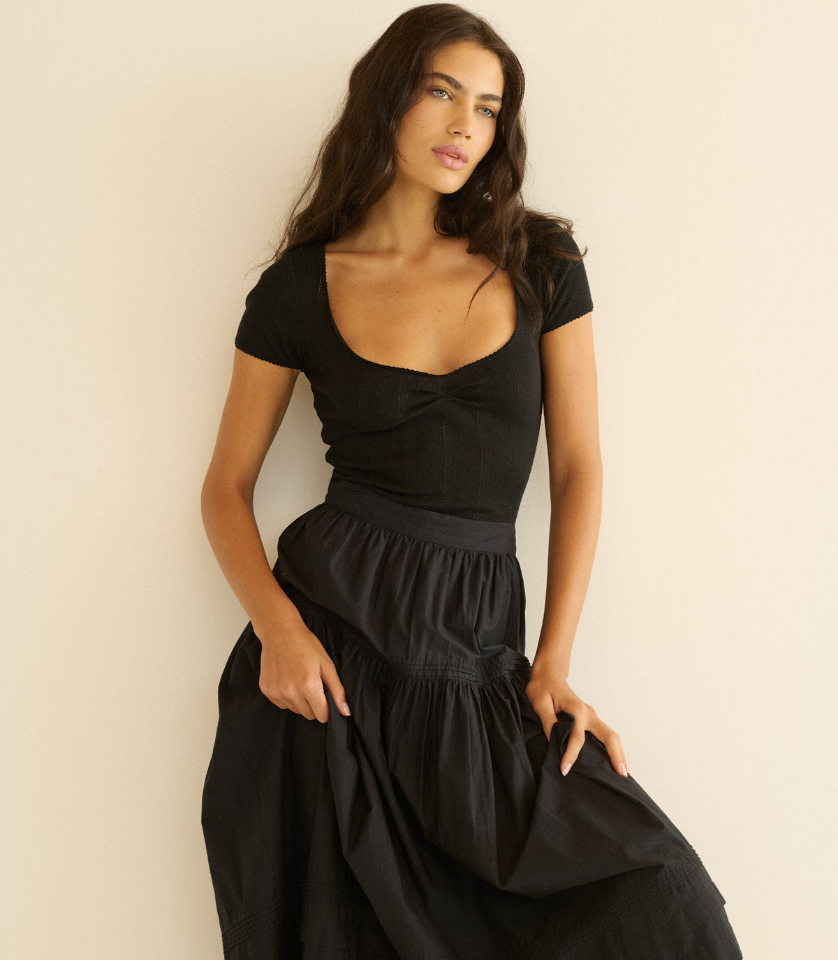 Coleta Bodysuit in Black, view 2