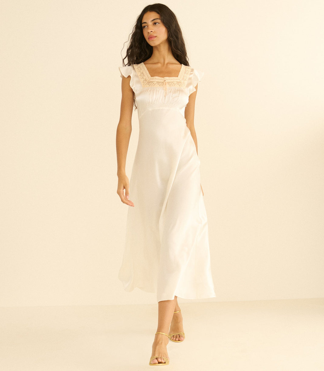 Corina Dress in Salt