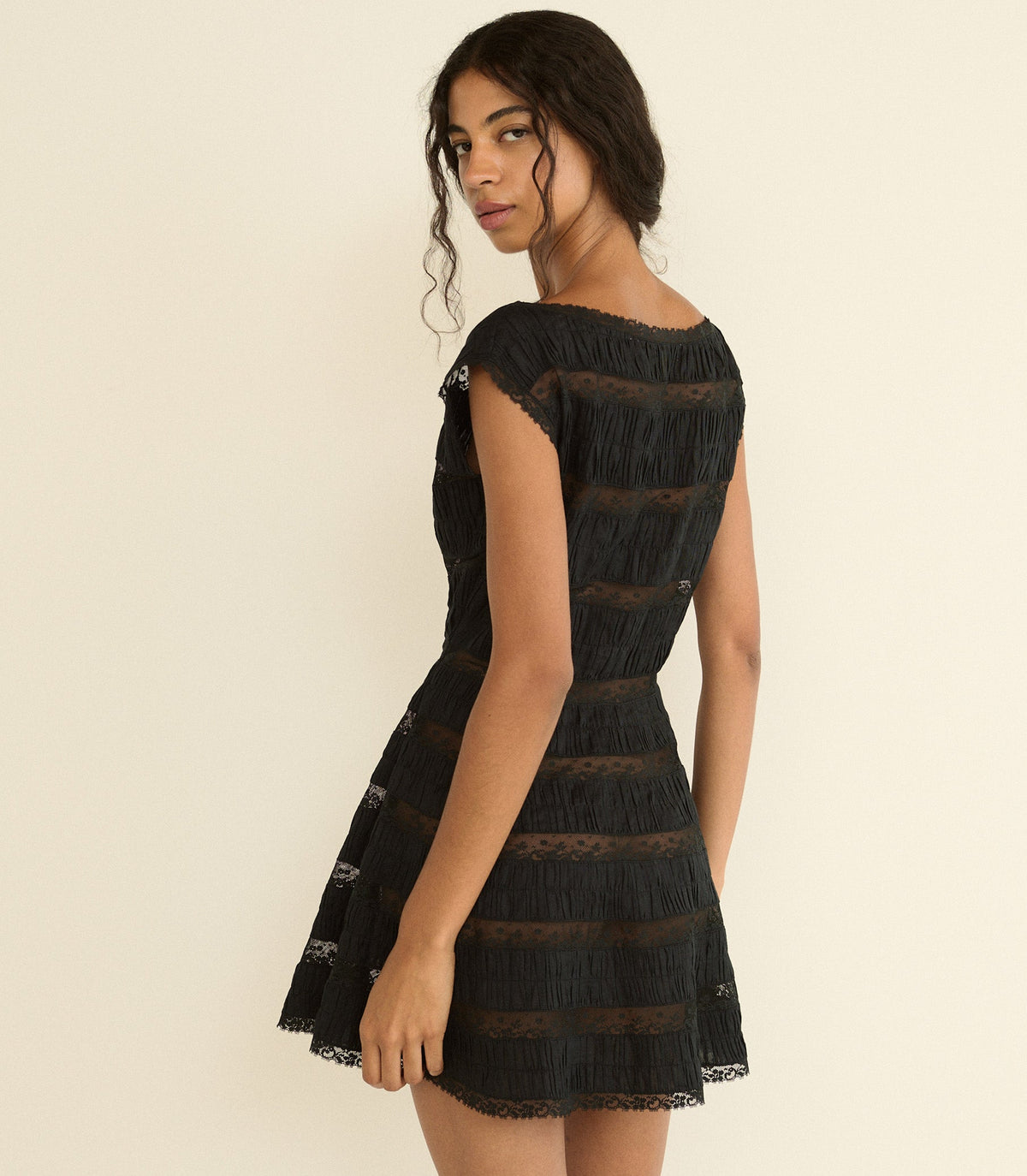 Cornella Dress in Black, view 6