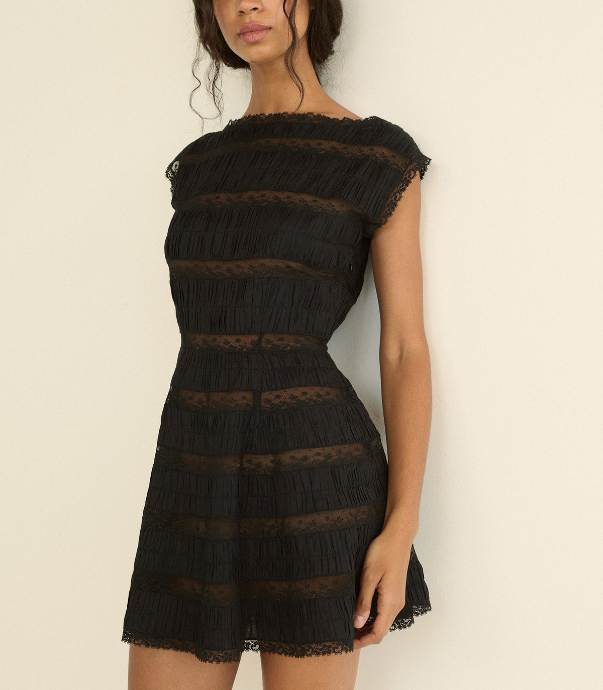 Cornella Dress in Black, view 5