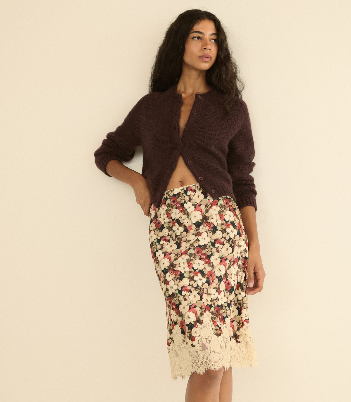 Darcy Cardigan in Red Umber, view 4