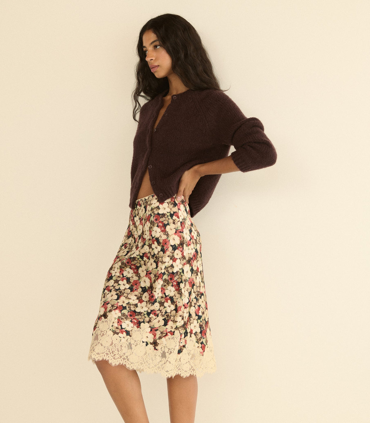 Darcy Cardigan in Red Umber, view 6