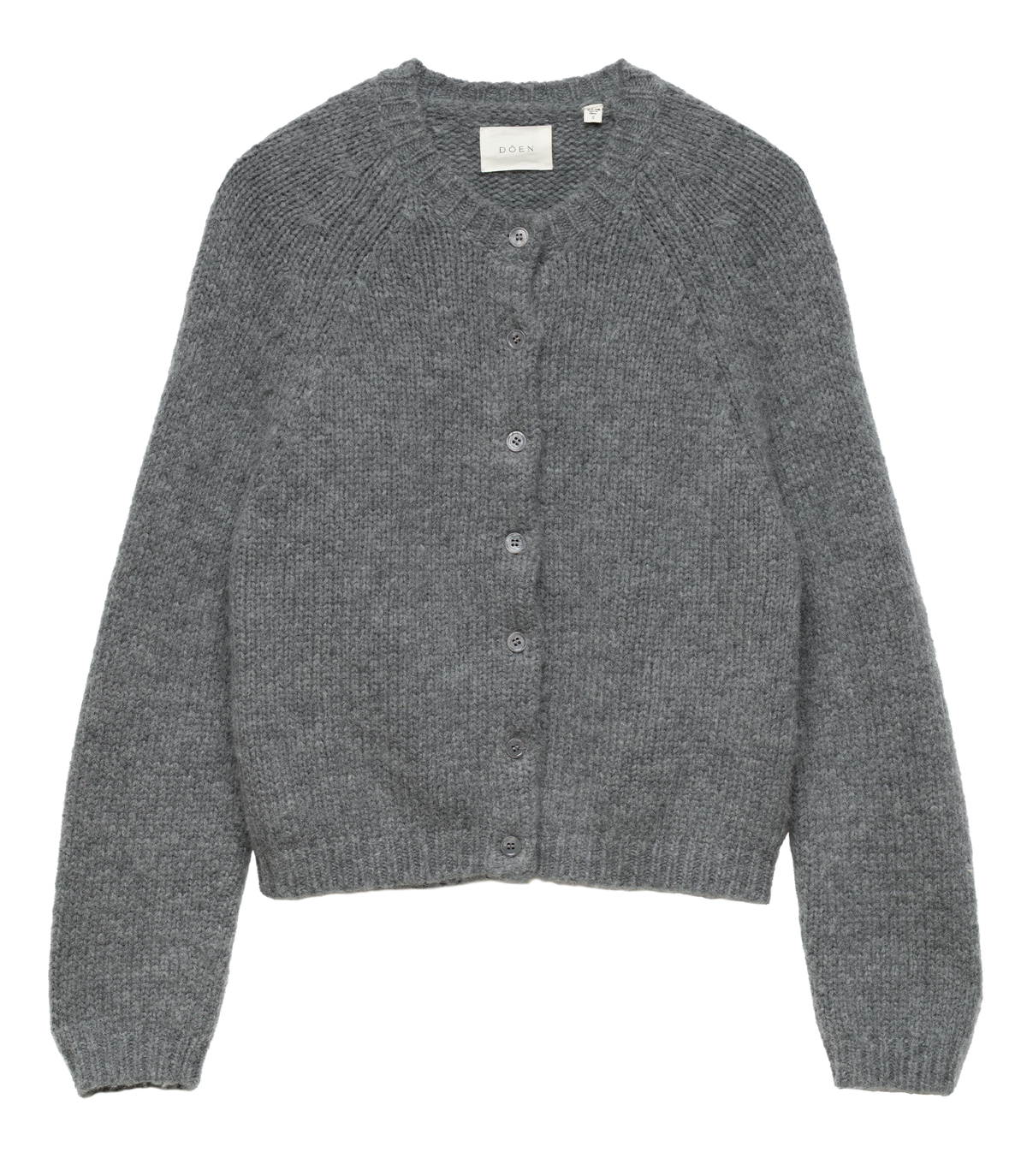 Darcy Cardigan in Charcoal Melange, view 8
