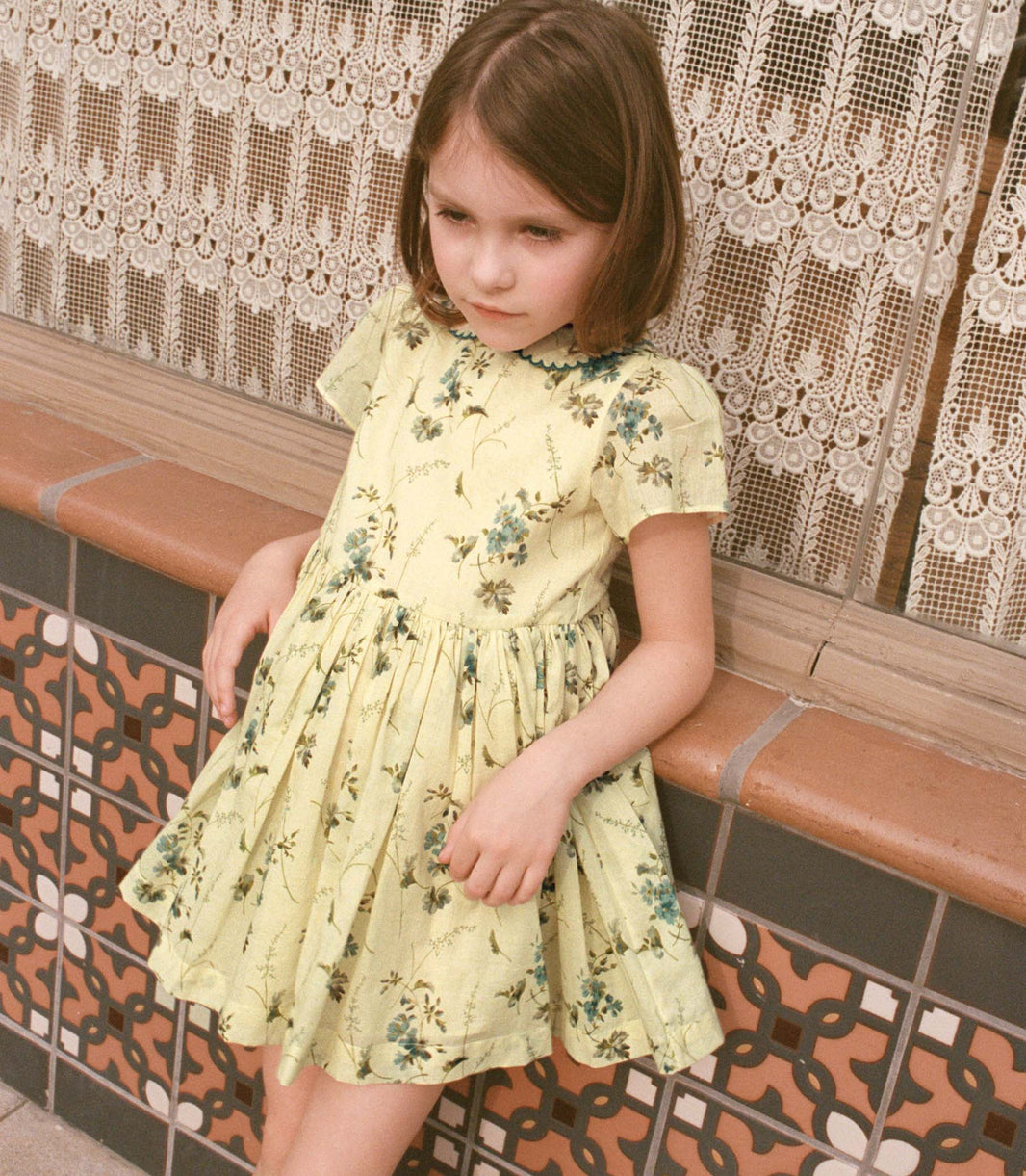 Dua Dress in Sunshine Prairie Rose