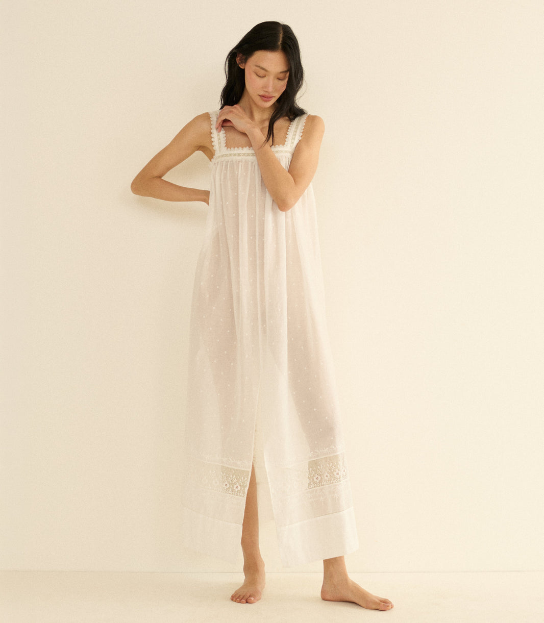 Elarie Dress in Salt