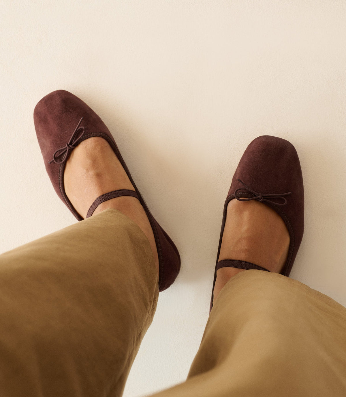 Eleni Mary Jane in Chocolate Suede, view 5