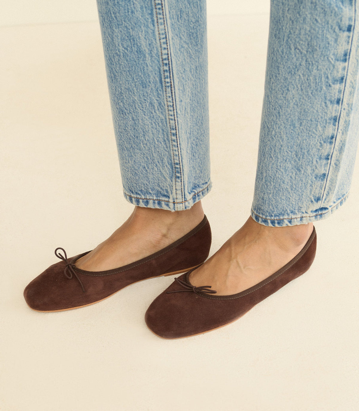 Eleni Mary Jane in Chocolate Suede