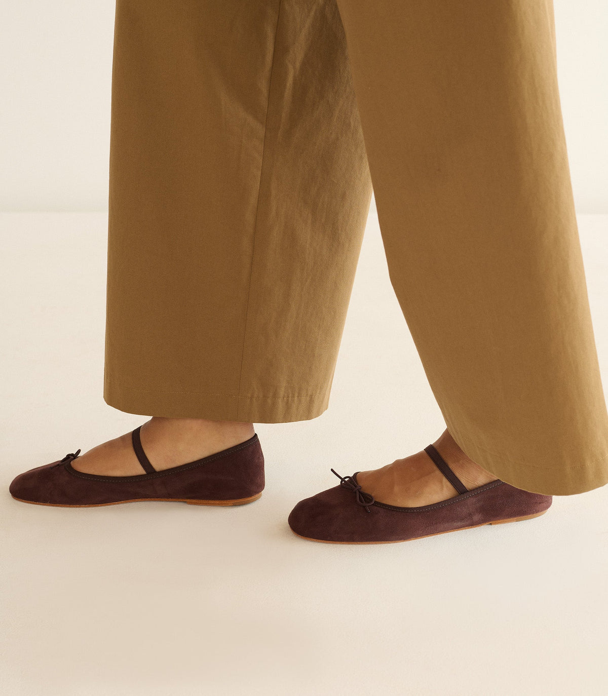 Eleni Mary Jane in Chocolate Suede, view 4