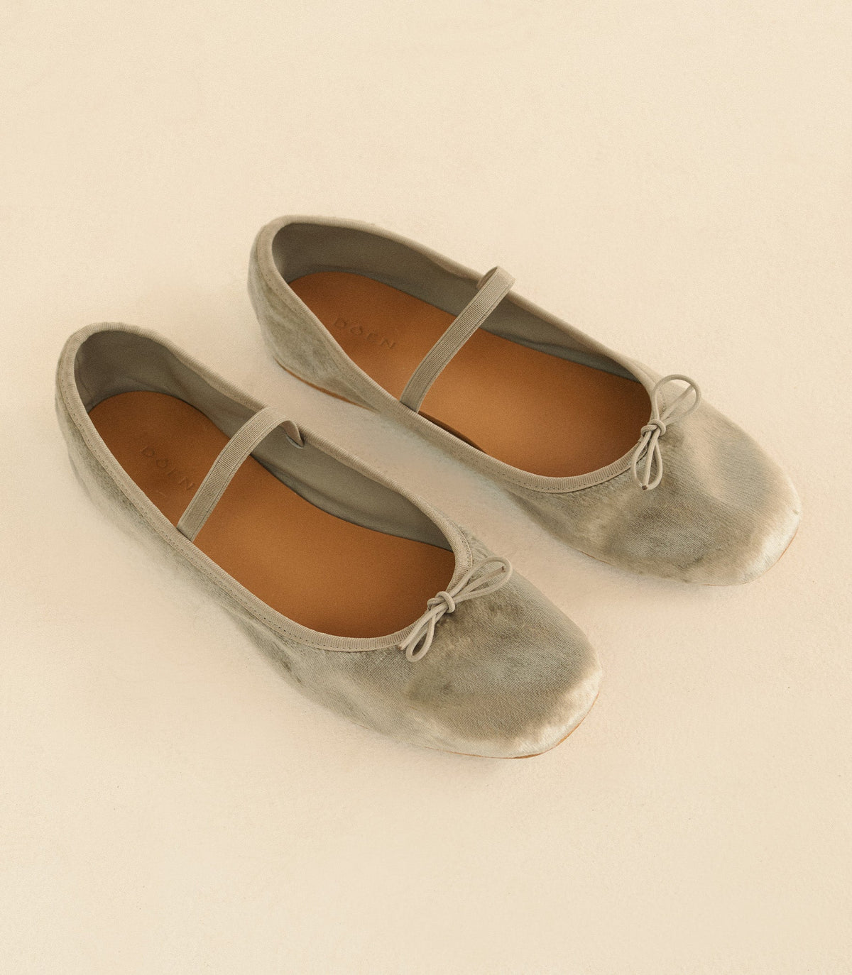 Eleni Mary Jane in Dove Panne Velvet, view 7