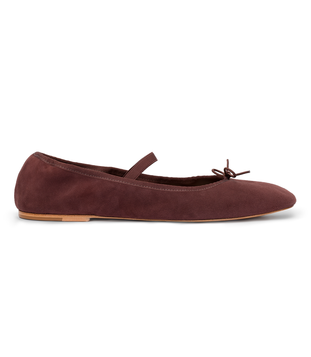 Eleni Mary Jane in Chocolate Suede, view 8