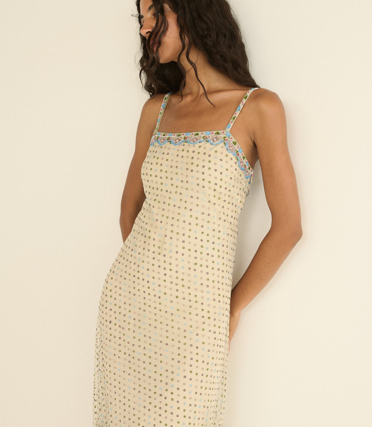 Elida Dress in Candlelight, view 2