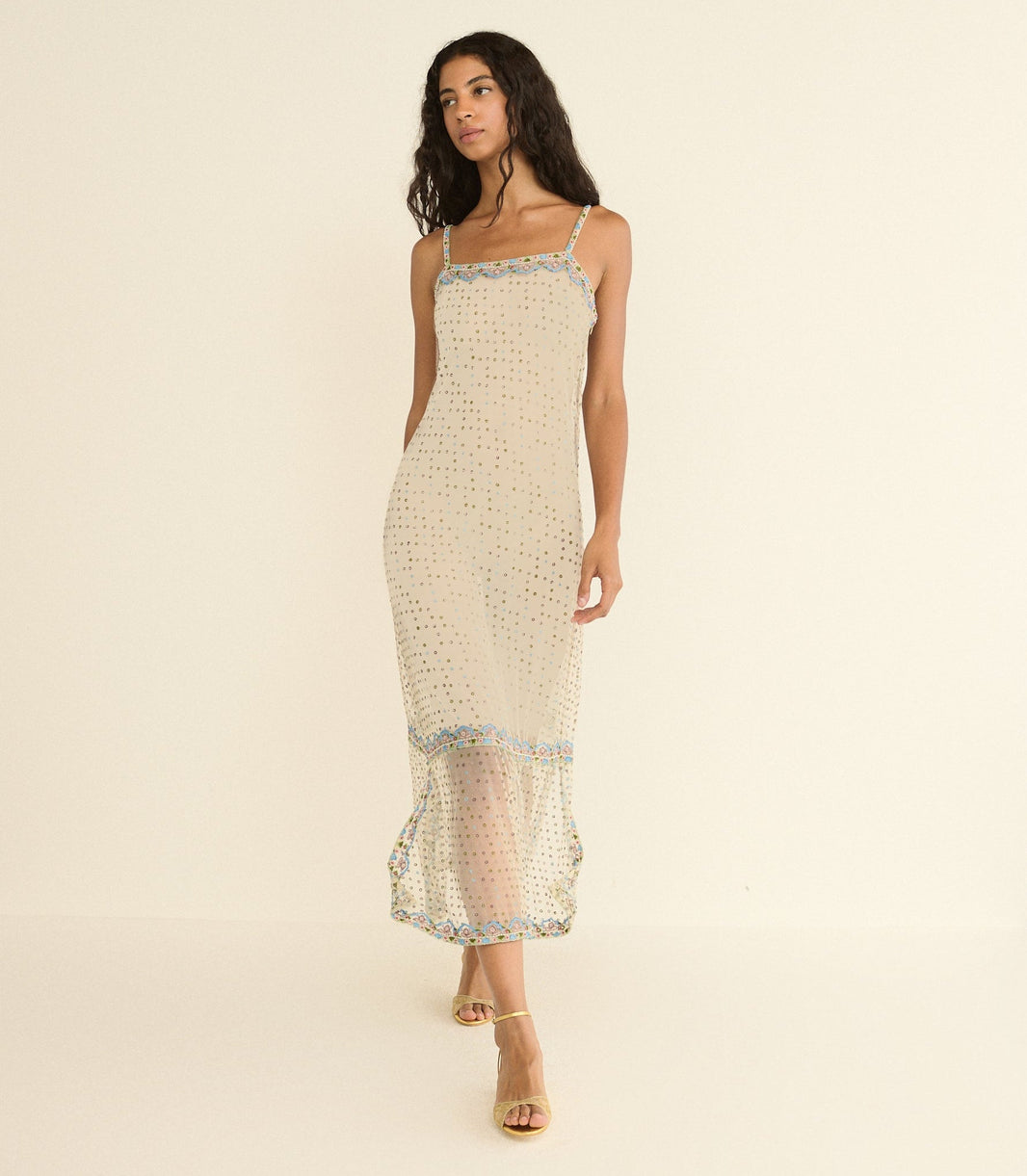 Elida Dress in Candlelight