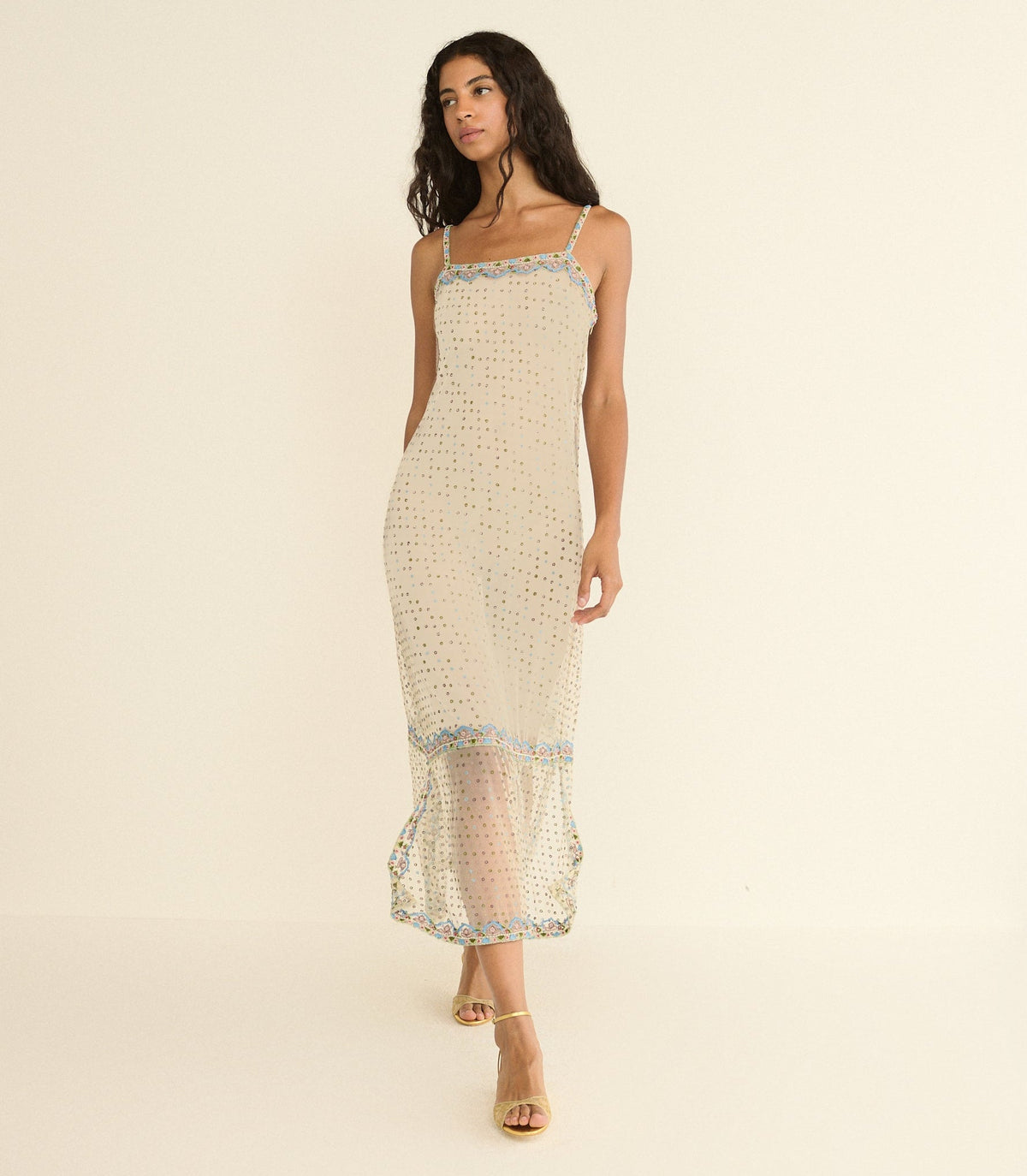 Elida Dress in Candlelight