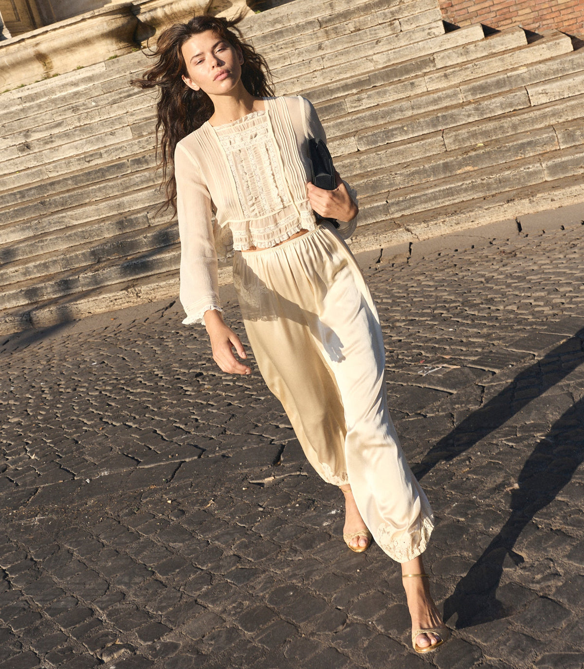 Elodine Top in Sea Salt, view 4
