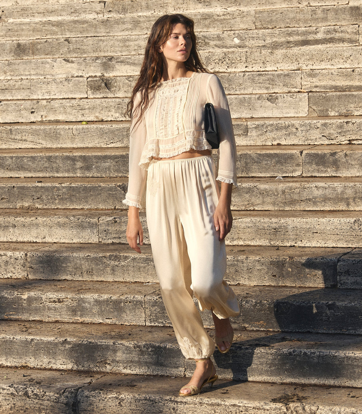 Elodine Top in Sea Salt, view 5