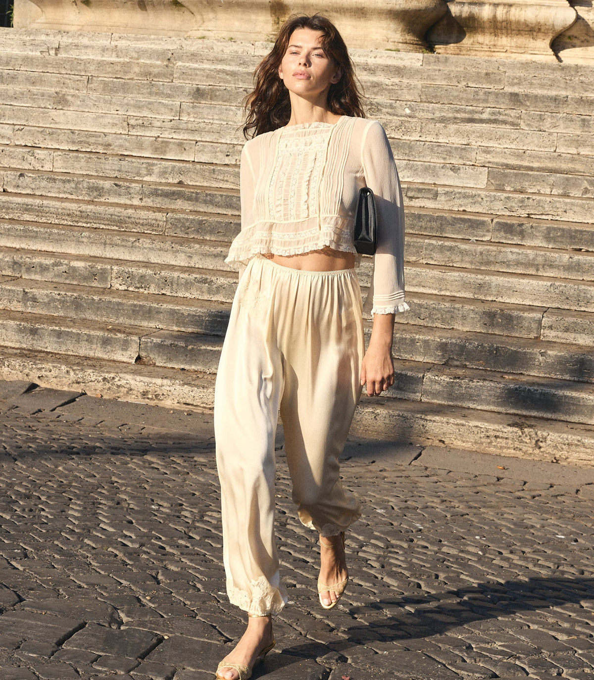 Elodine Top in Sea Salt