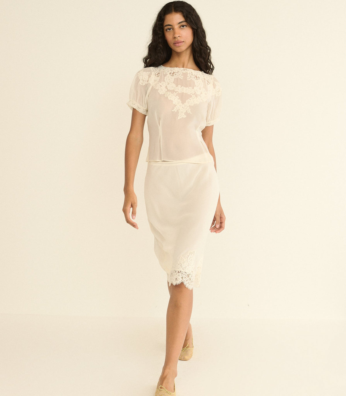 Elowette Skirt in Sea Salt, view 5