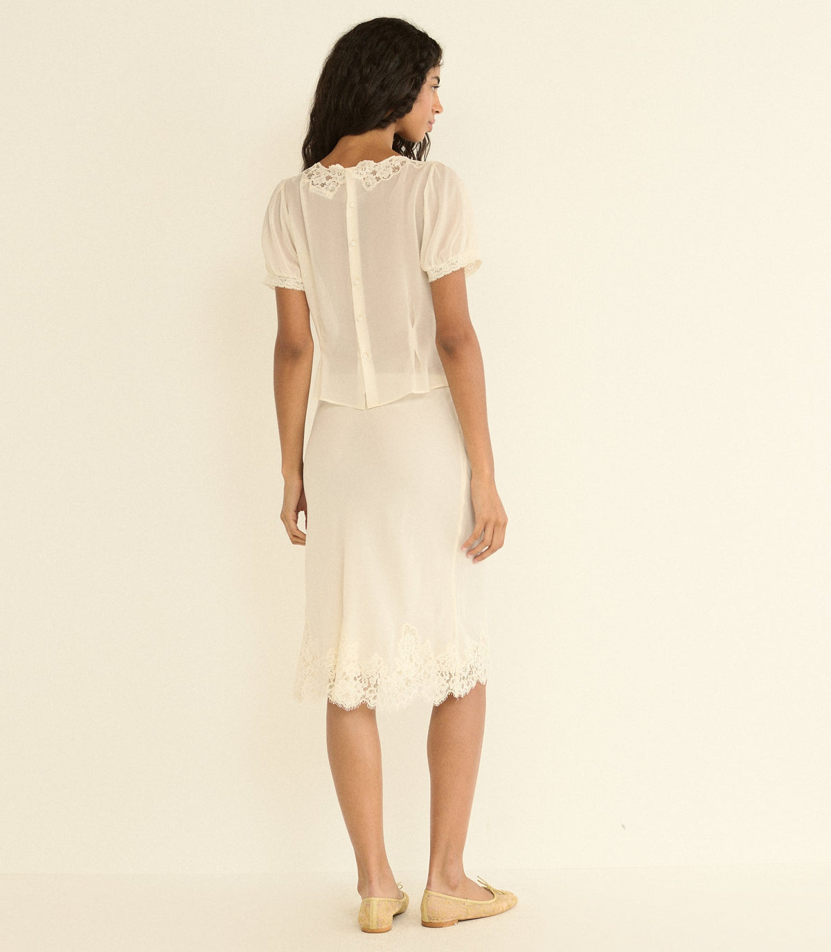 Elowette Skirt in Sea Salt, view 7