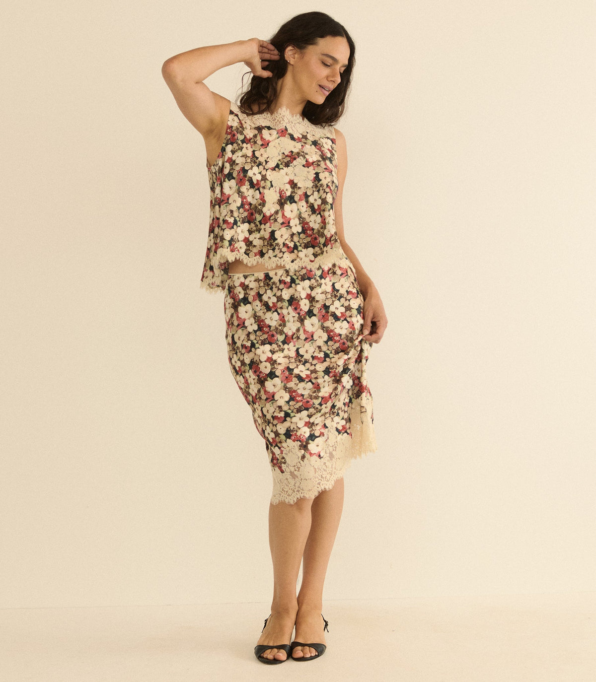 Elowette Skirt in Wildflower Bramble, view 7