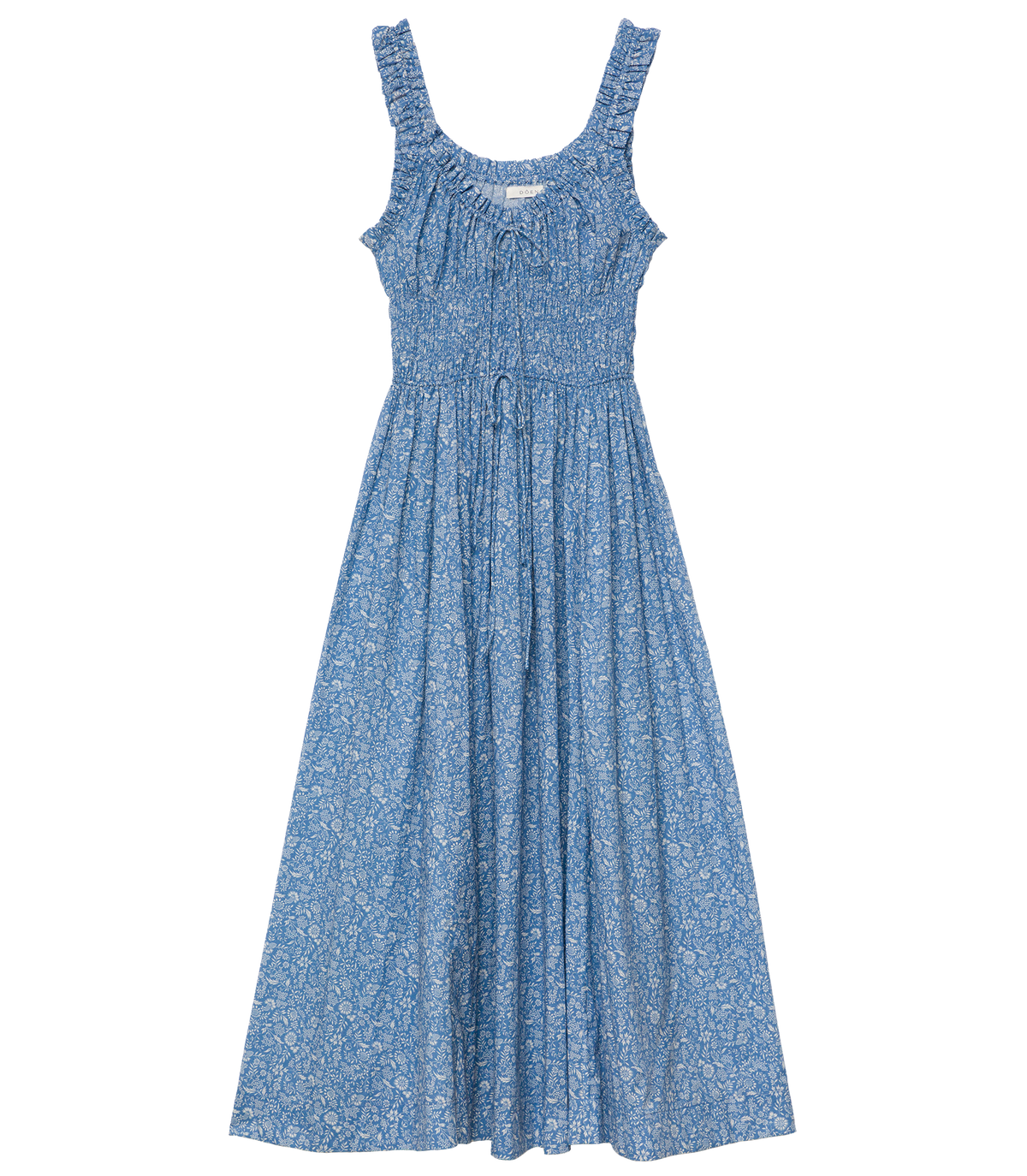 Emmaretta Dress in Blue Garden Bloom, view 6