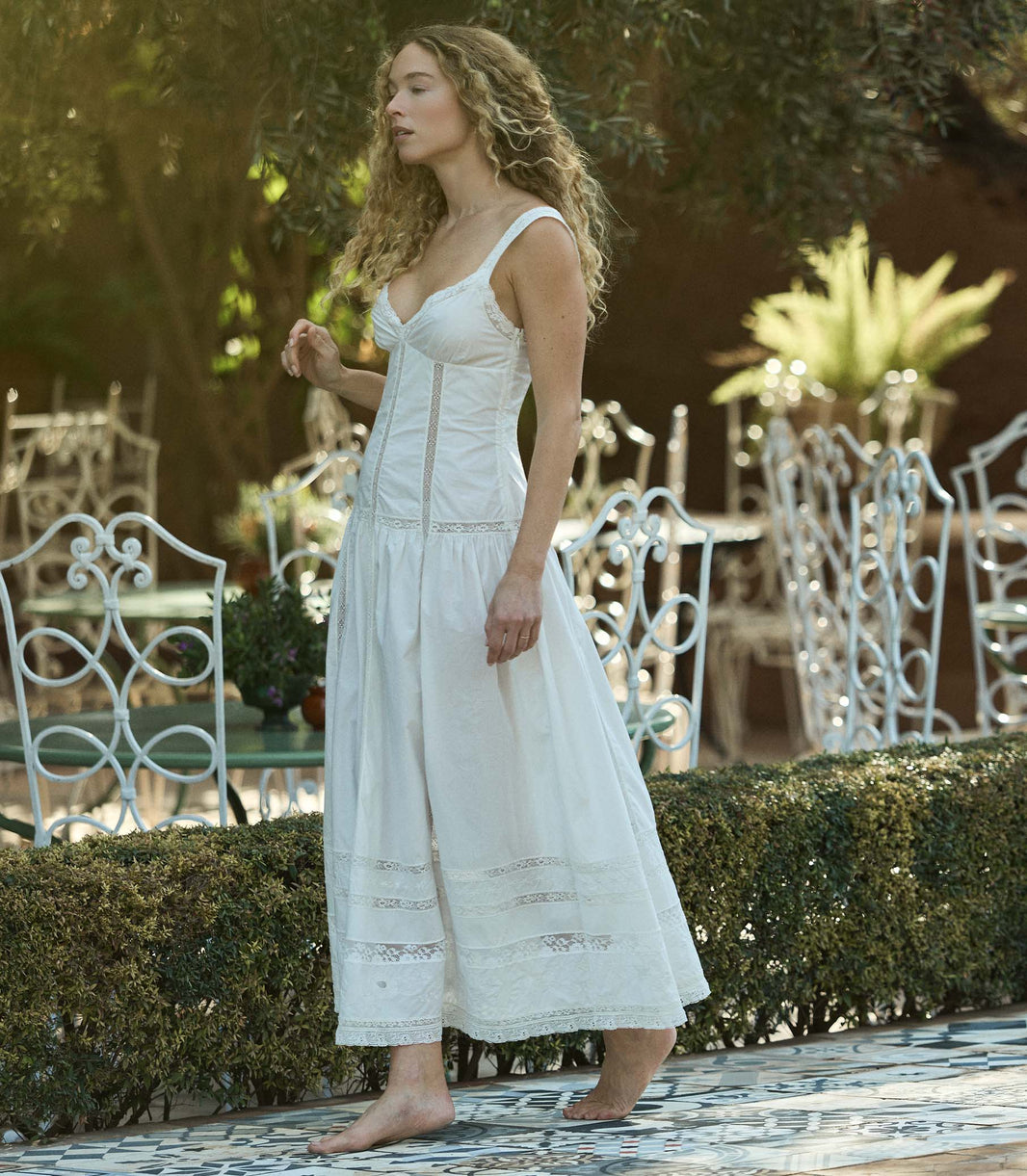 Esperance Dress in Salt