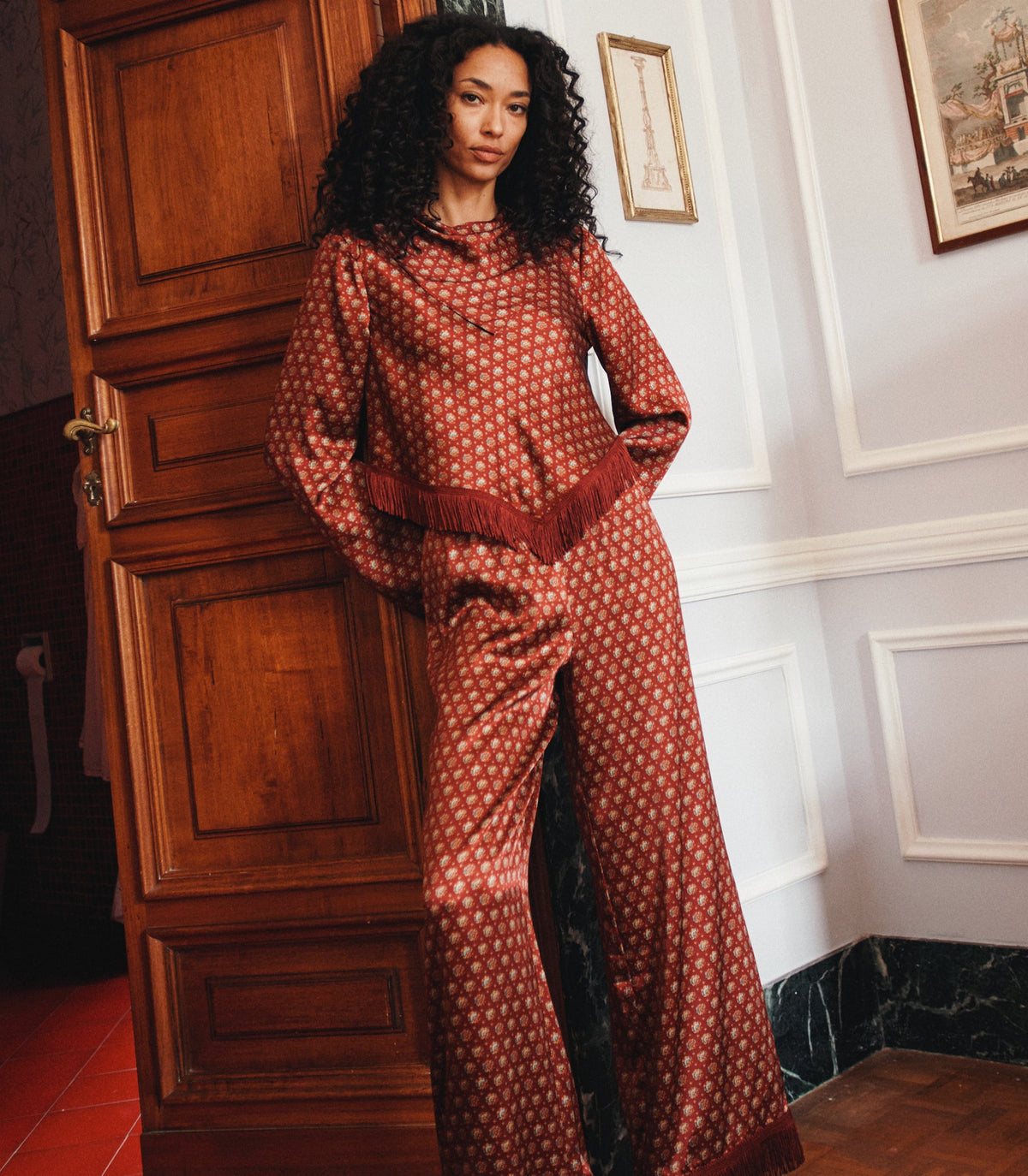 Faustella Top in San Sebastian Foulard, view 2