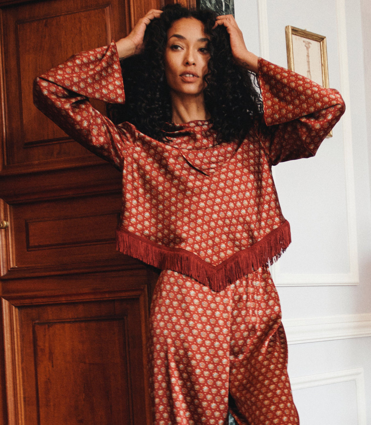 Faustella Top in San Sebastian Foulard, view 3