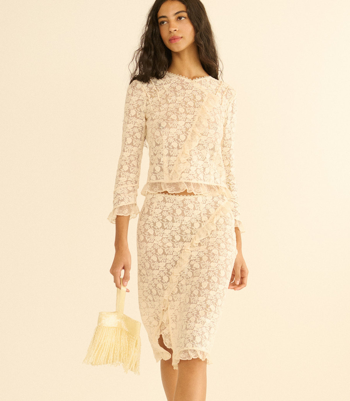 Fayette Top in Soft Camellia, view 3