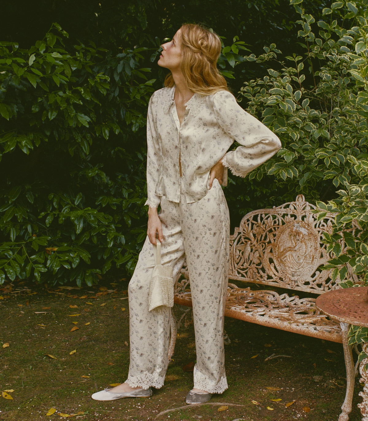 Felise Pant in Camellia Bloom, view 2