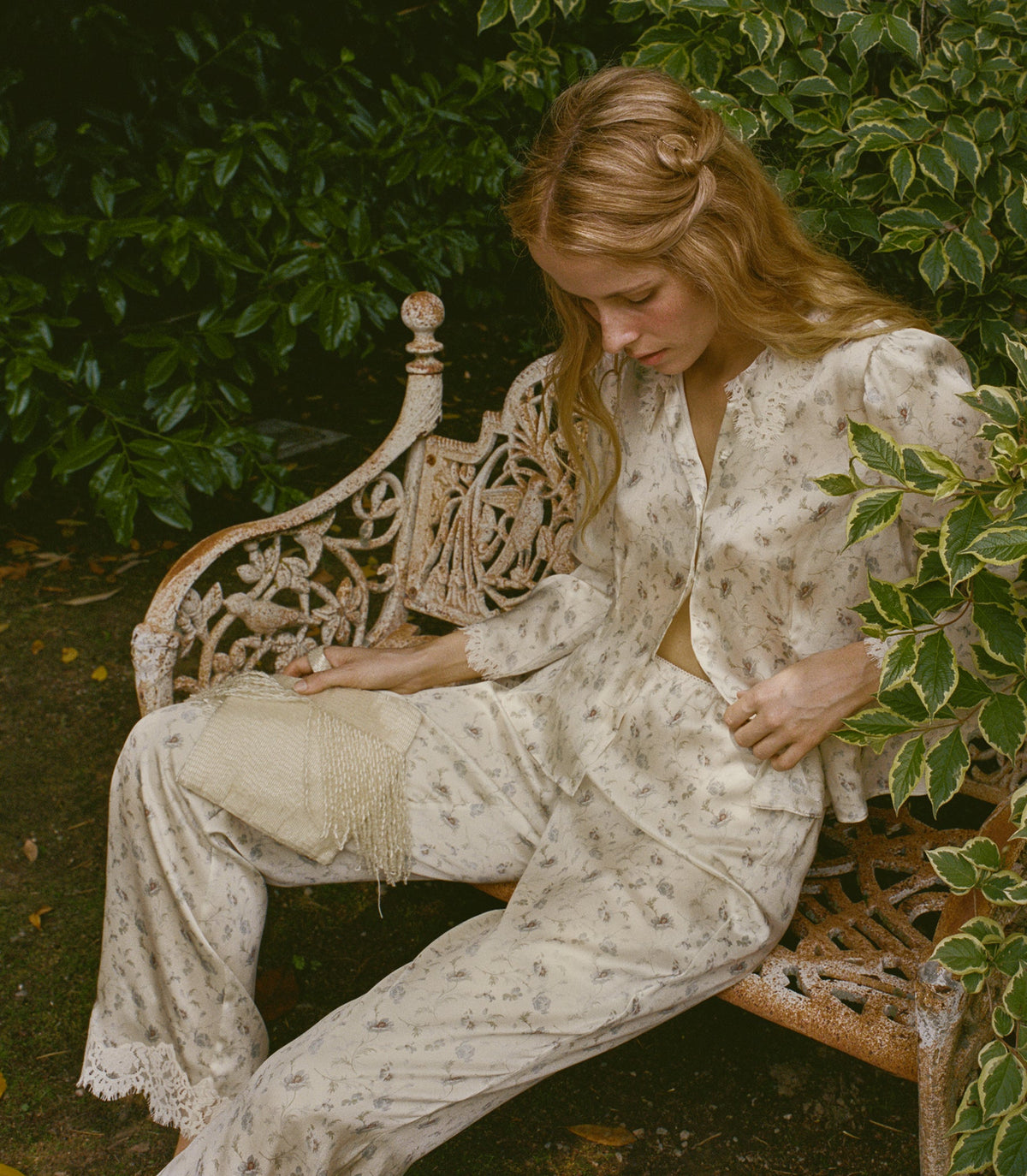 Felise Pant in Camellia Bloom, view 4