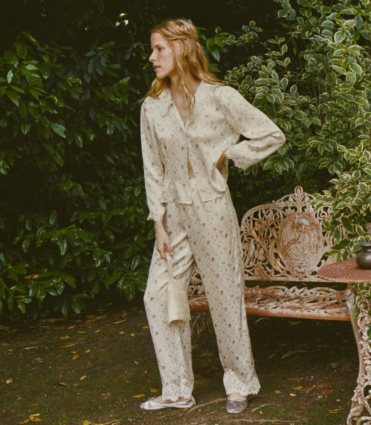Felise Pant in Camellia Bloom