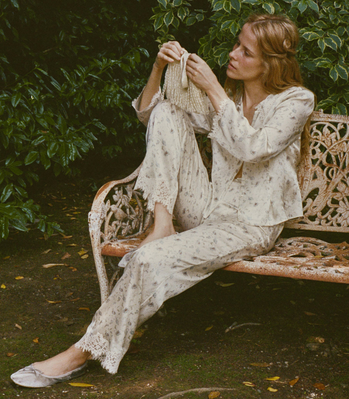Felise Pant in Camellia Bloom, view 5