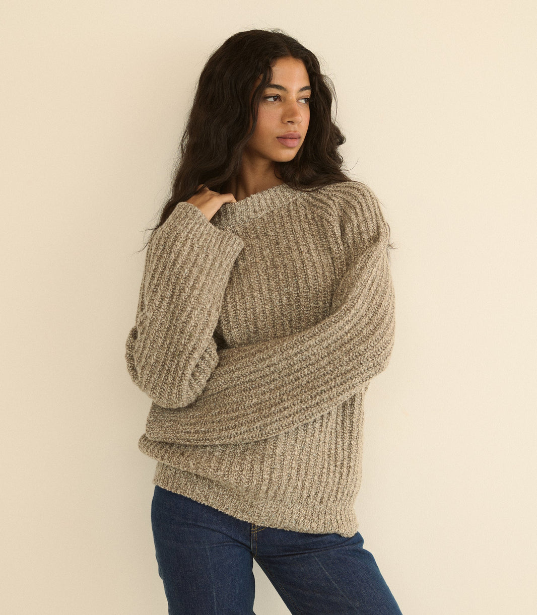 Fennel Sweater in Gray Marl