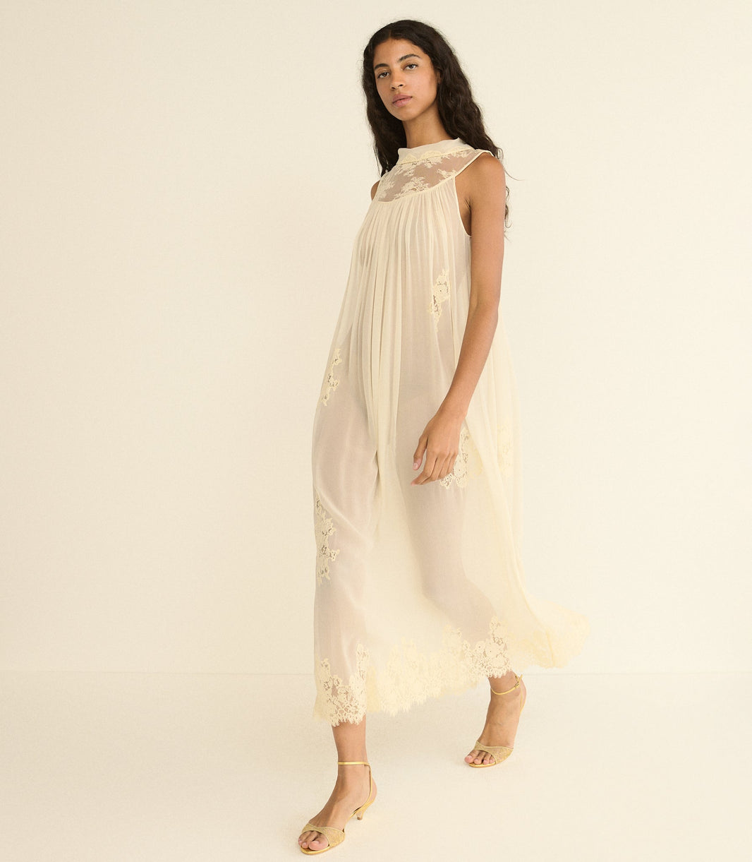 Florente Dress in Sea Salt
