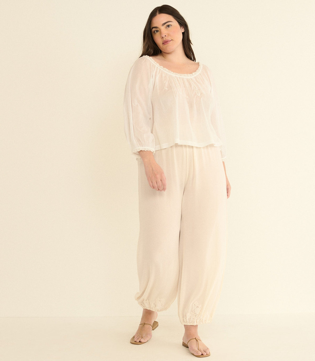 Florine Top in Salt, view 7