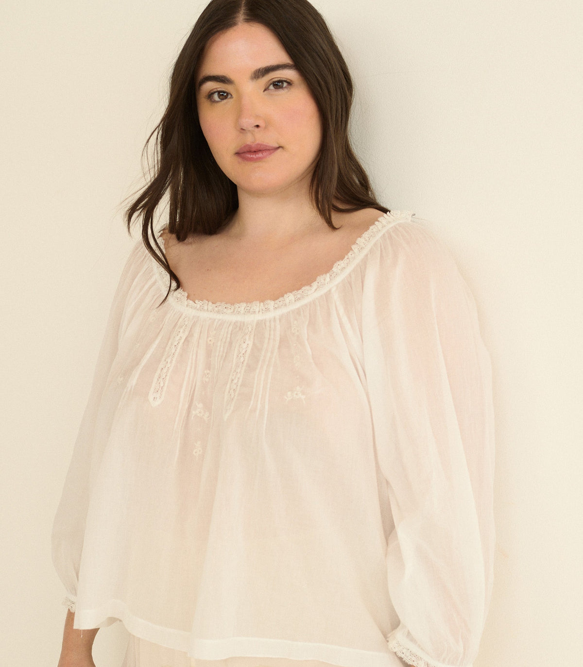 Florine Top in Salt, view 5