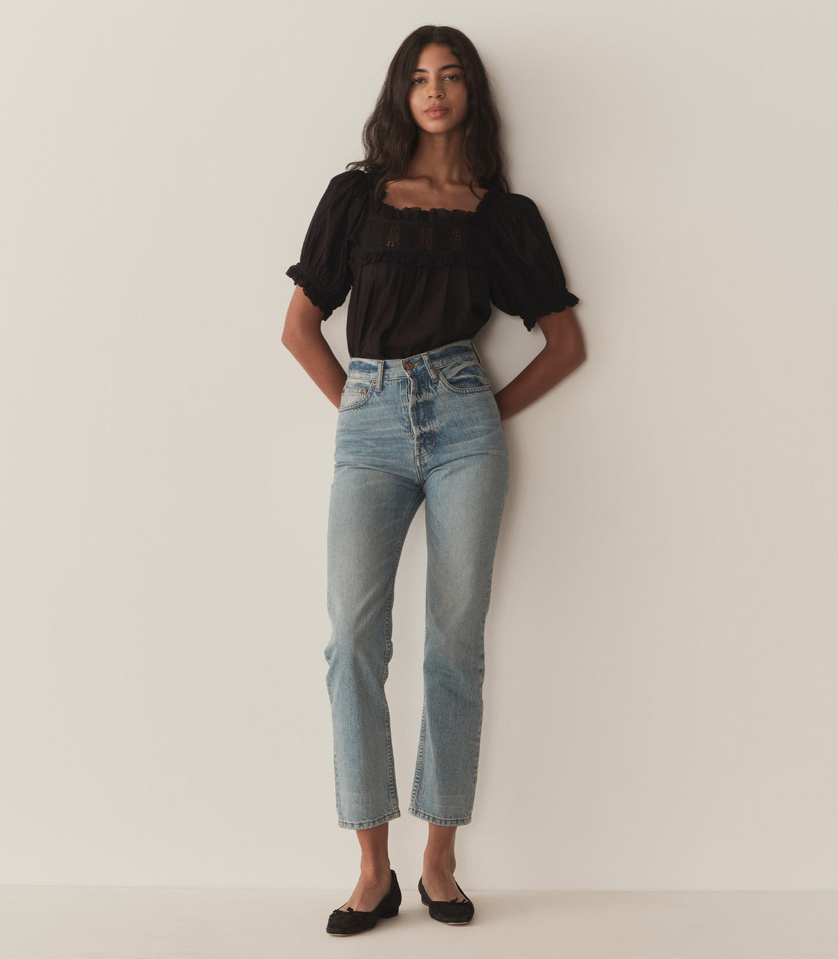 Frances Top in Black, view 2